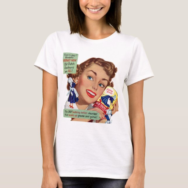 Camiseta Vieja señora holandesa de la despedregadora (Anverso)