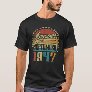 Camiseta Vieja Septiembre De 1947 Una Especie Alegre