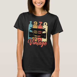 Camiseta Viejo anciano retro vintage de 1970 Señora C