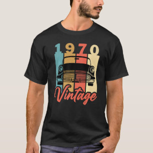 Camiseta Viejo anciano retro vintage de 1970 Señora C