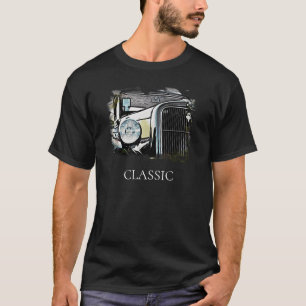 Camiseta *~* Viejo auto clásico de pintura antigua de época