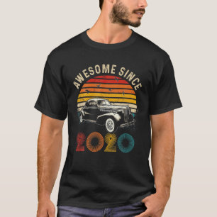 Camiseta Viejo Auto Clásico Tercer Cumpleaños Impresionante