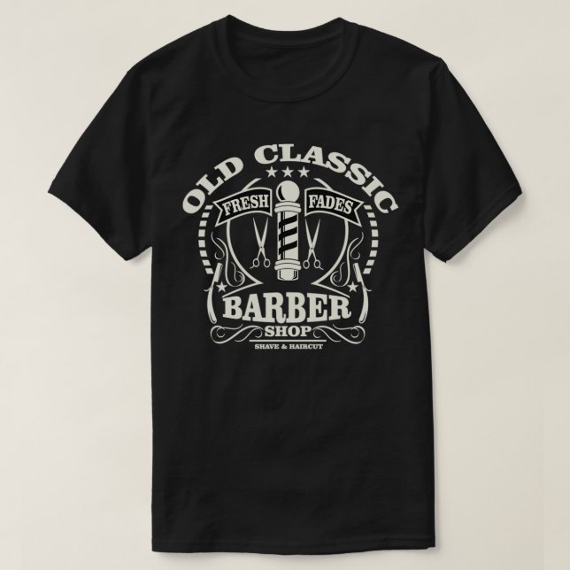Camiseta Viejo Barber Vintage (Diseño del anverso)