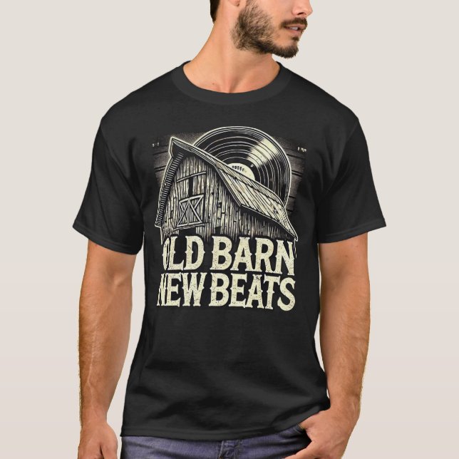 Camiseta Viejo Barn New Beats - Regalos de música country (Anverso)