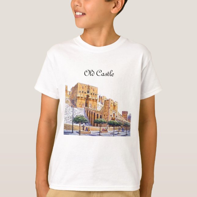 Camiseta viejo castillo aleppo T-Shirt (Anverso)