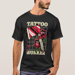 Camiseta Viejo Colegio Tattoo Trabajador Vintage Tattoo Art