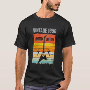 Camiseta Viejo cumpleaños de guitarra en 1996