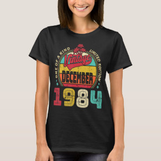 Camiseta Viejo cumpleaños número 38 desde diciembre de 1984