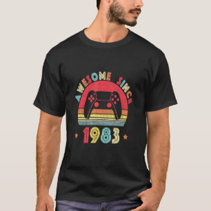 Camiseta Viejo cumpleaños número 39 desde 1983 retro Gam