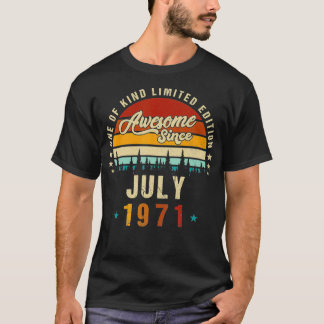 Camiseta Viejo cumpleaños número 51 asombroso desde la épic