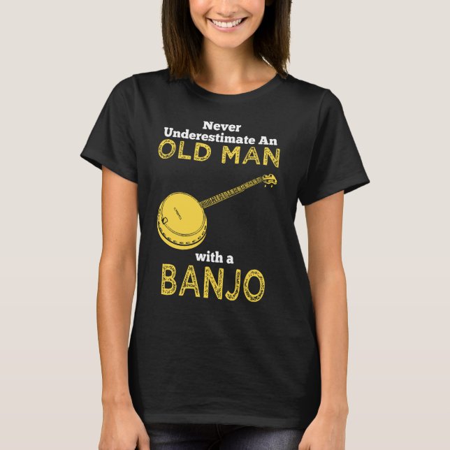Camiseta Viejo Edición Limitada Con Banjo (Anverso)