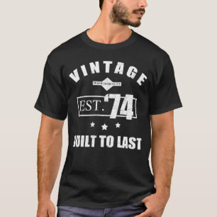 Camiseta Viejo Est. 1974 50 cumpleaños