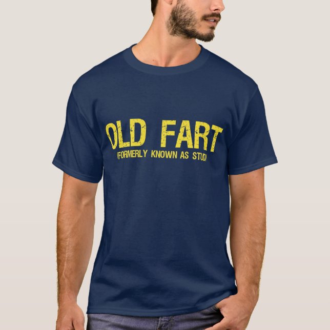 Camiseta Viejo Fart, conocido antes como perno prisionero (Anverso)