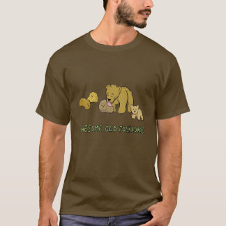 Camiseta Viejo folclore impresionante del oso