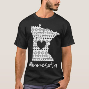 Camiseta Viejo hogar estatal de Minnesota Amo Minnesota