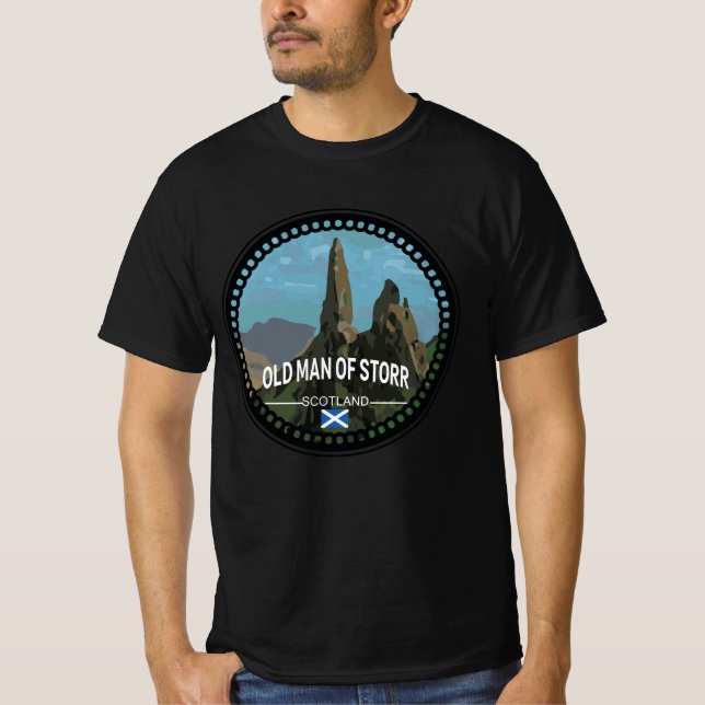 Camiseta Viejo hombre de la isla de los esquistos (Anverso)