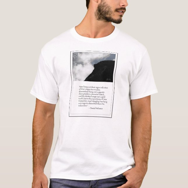 Camiseta Viejo hombre de la montaña y de Daniel Webster (Anverso)