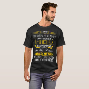 Camiseta Viejo hombre gruñón llevado en mayo con el coraz