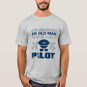 Camiseta Viejo hombre - piloto