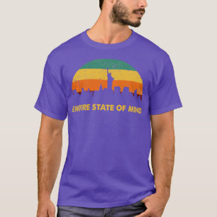 Camiseta Viejo Imperio Retro Estado Mente Nueva York