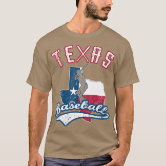 Camiseta Viejo juego de béisbol en TexasDay Retro con probl