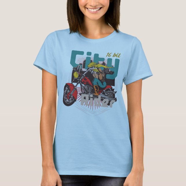 Camiseta Viejo juego de cartucho de videojuegos retro de 16 (Anverso)