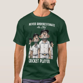 Camiseta Viejo jugador de críquet