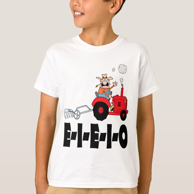 Camiseta viejo macdonald eieieo personalizado (Anverso)