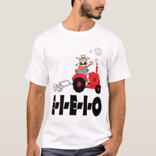 Camiseta viejo macdonald eieio dibujos animados