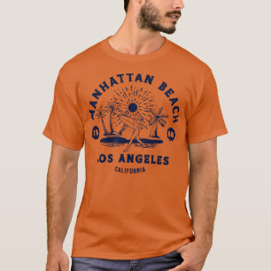 Camiseta Viejo Manhattan Beach Surfing Retro California B