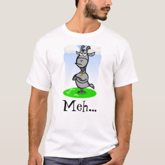 Camiseta Viejo meh enfadado de la cabra
