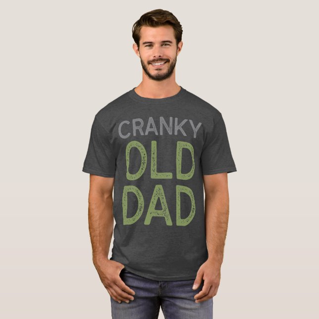 Camiseta Viejo papá irritable (Anverso completo)