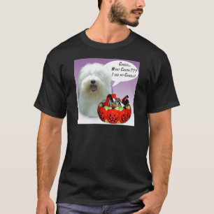 Camiseta Viejo perro pastor inglés Halloween Candy