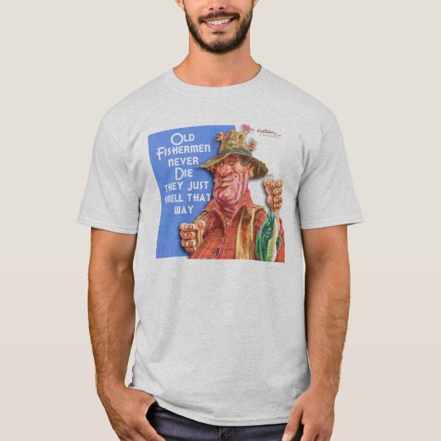 Camiseta Viejo pescador (Anverso)
