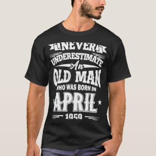Camiseta Viejo Que Nació En Abril De 1959 64º Nacimiento