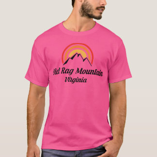 Camiseta Viejo Rag Mountains Virginia Recorrido de recuerdo