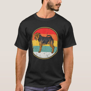 Camiseta Viejo retro Sunset Welsh Terrier Perro