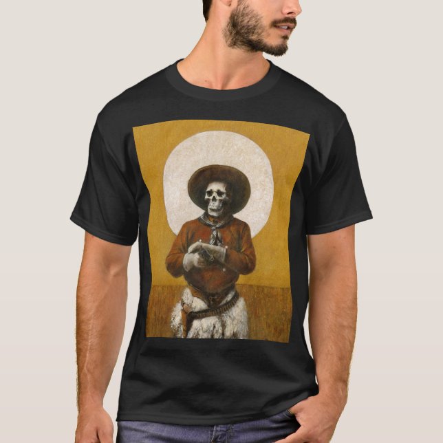 Camiseta Viejo Skeleton Cowboy T-Shirt (Anverso)
