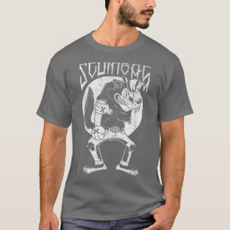 Camiseta Viejo Skeleton Wolf Lover Wildlife Men Leopard G