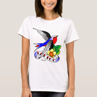 Camiseta Viejo tatuaje del trago de Skool