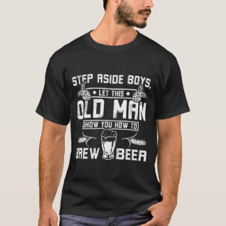 Camiseta Viejo te muestra cómo elaborar cerveza amigos