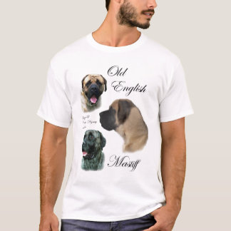 Camiseta Viejo traje de regalo de castiff inglés