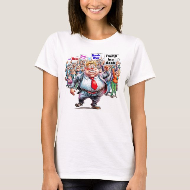 Camiseta Viejo Trump es un extraño trofeo anti trompo de mu (Anverso)