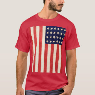 Camiseta Viejo Vintage Treinta Y Seis Estrellas Bandera Est