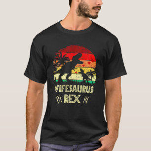 Camiseta Viejo Wifesaurus Rex Dinosaur Funny Rex Madre