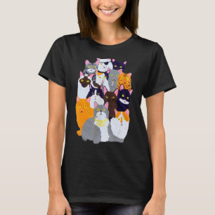 Camiseta Viejo Y2k Enjoi Gang Gang Cute Gato Mamá Papá C