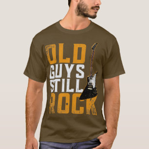 Camiseta Viejos aún rompen guitarra eléctrica