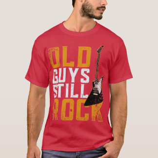 Camiseta Viejos aún rompen guitarra eléctrica