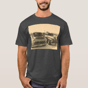 Camiseta Viejos camiones clásicos Carros Sketch de coches