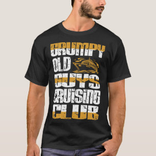 Camiseta Viejos gruñones cruzando el regalo de actitud del